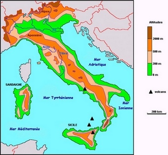Climat et météo en Italie depuis des mois