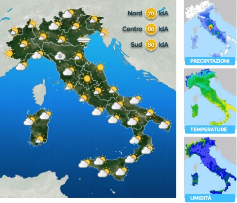 Clima e meteo in Italia per mesi