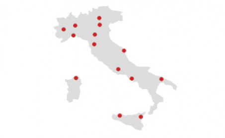 Pianificazione del viaggio: Punti vendita in Italia