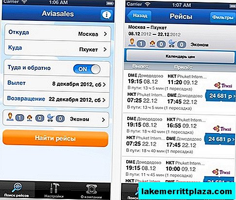Mega-convenient application for mobile and tablets for searching flights