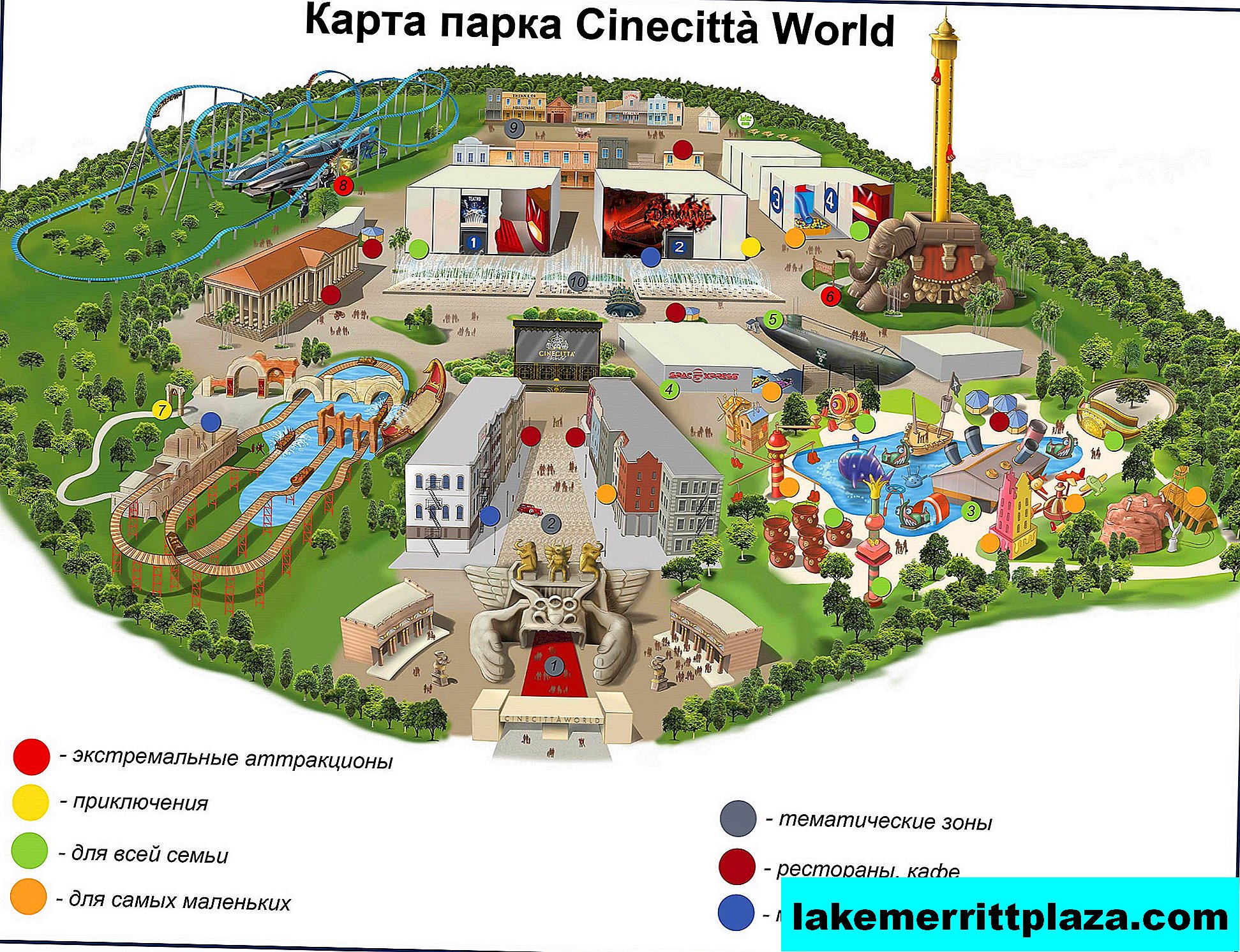 Cinechitta World - o primeiro parque de cinema da Itália para crianças e adultos