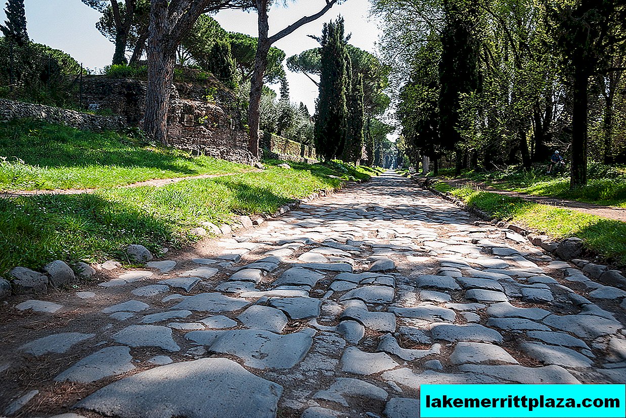 Die Appian Way Route in Rom