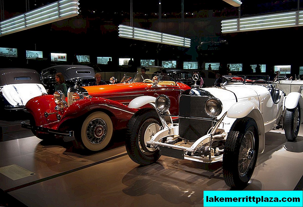 Mercedes Museum in Stuttgart. Cars as part of German history