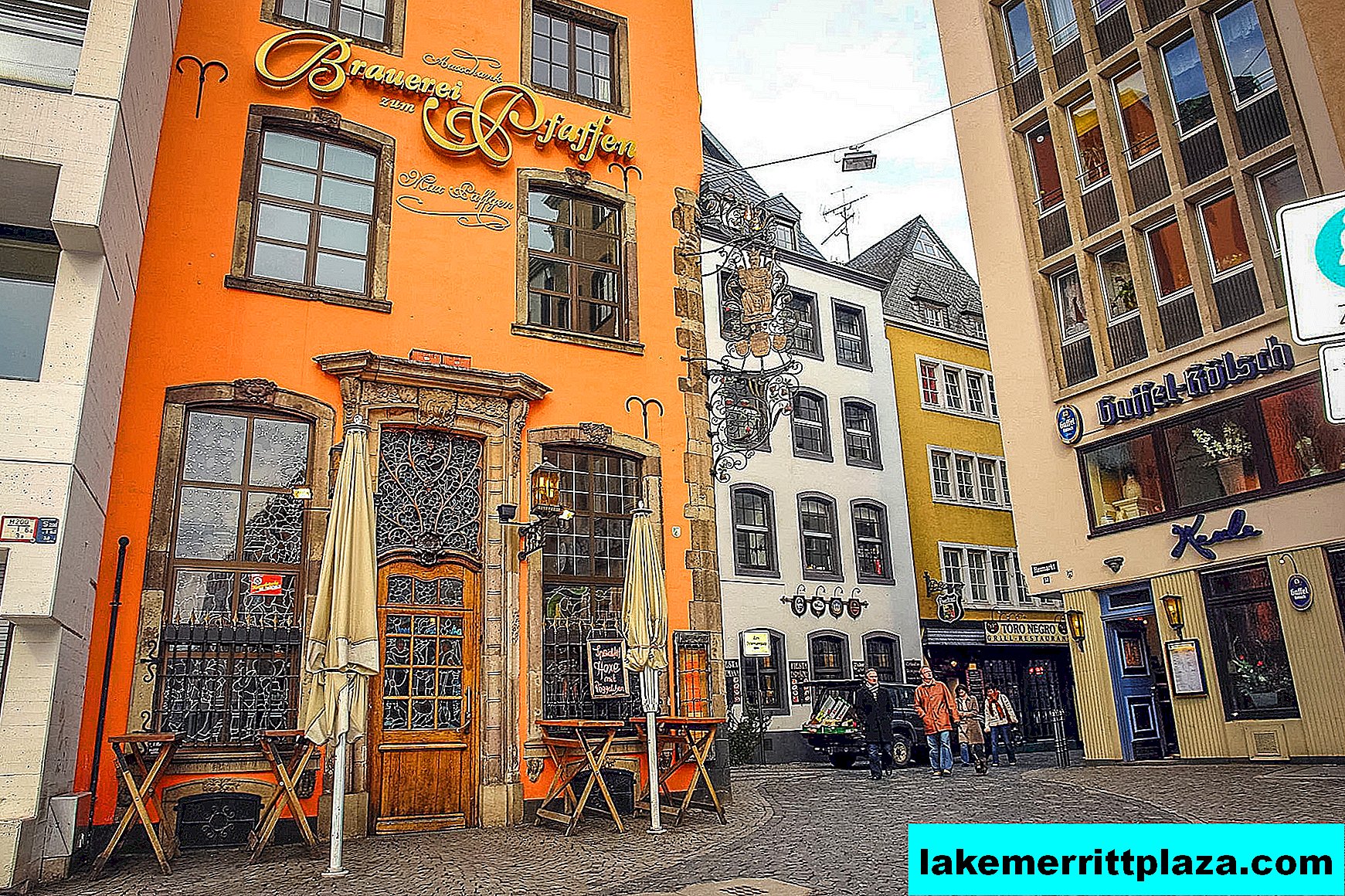 Bier und Restaurants in der Altstadt