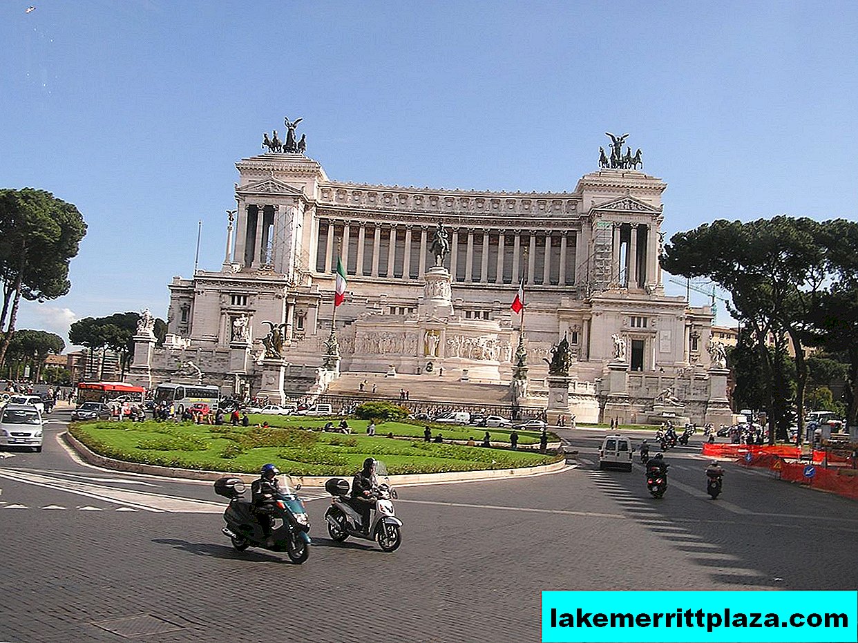 Venetië Square - toeristisch centrum van Rome