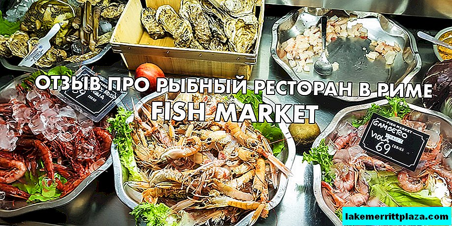 Opinión sobre restaurante de pescado en el mercado de pescado de Roma