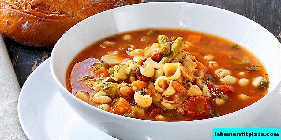 Minestrone: sopa de verduras italiana clásica