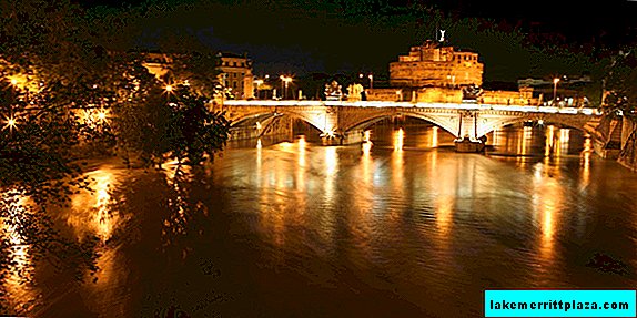 Река Тибър в Рим