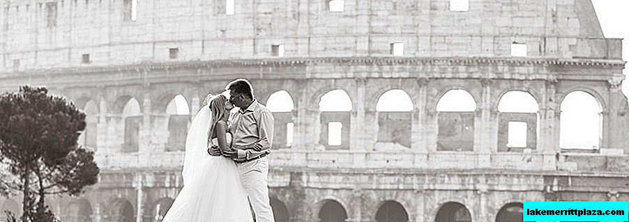 Sesión de fotos de boda en Roma en septiembre
